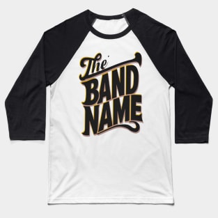 Script text the band name Ajr Baseball T-Shirt